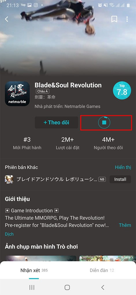 Hướng Dẫn Chi Tiết Tải và Cài Đặt Blade & Soul Revolution Trên Android