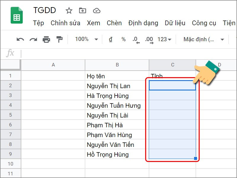 Hướng Dẫn Tạo Danh Sách Thả Xuống Trong Google Sheets Đơn Giản