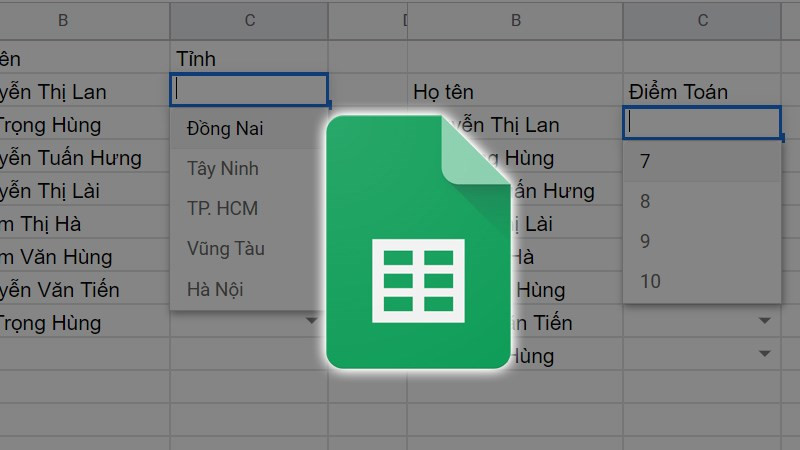 Hướng Dẫn Tạo Danh Sách Thả Xuống Trong Google Sheets Đơn Giản