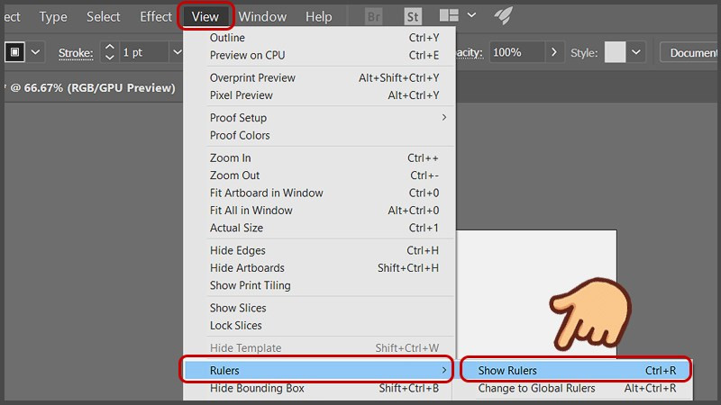 Hướng Dẫn Tạo Đường Lưới (Grid) và Đường Gióng (Guide) Trong Adobe Illustrator (AI)