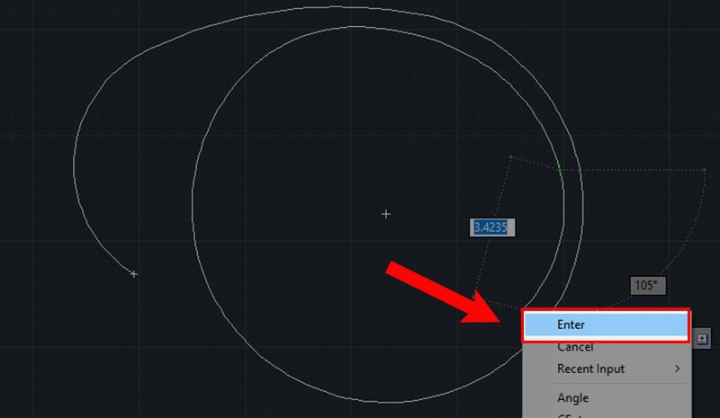 Cách vẽ đường cong trong Cad bằng lệnh Pline