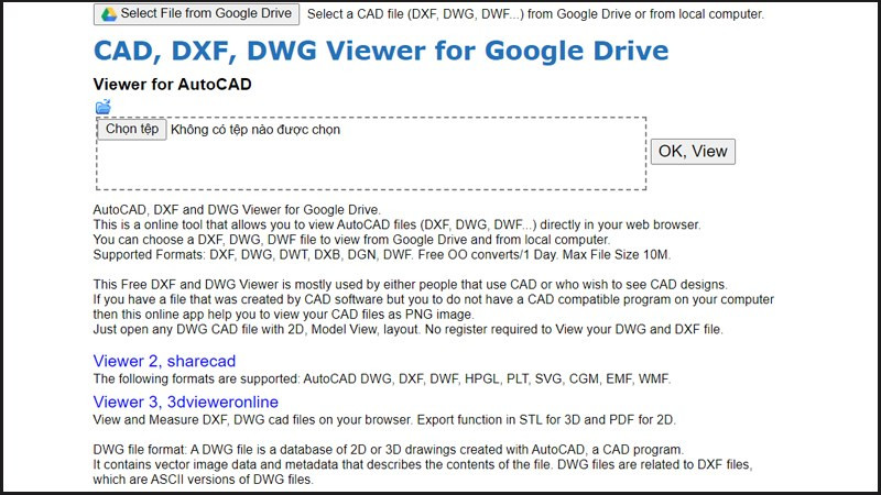 Khám Phá 6 Trang Web Xem File DWG Online Miễn Phí, Không Cần Cài Đặt