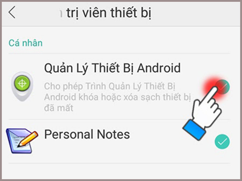 Cài đặt định vị trên Android