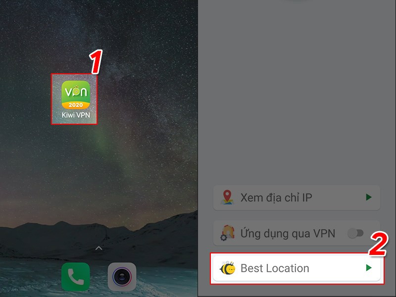 Cài đặt Kiwi VPN