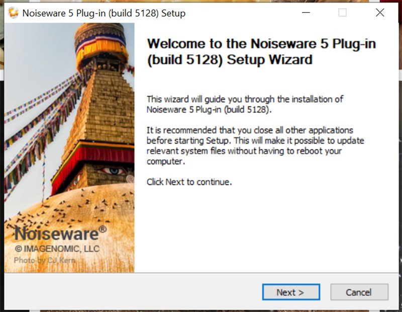 Cài đặt Plugin Noiseware