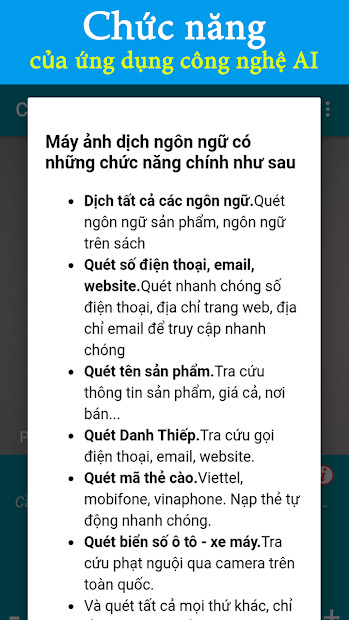 camera dịch - dịch ng&ocirc;n ngữ qua camera 