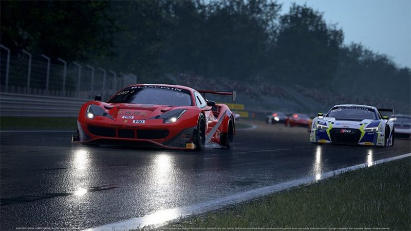 Cạnh tranh với các tay đua khác trong Assetto Corsa