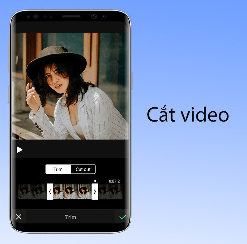 Cắt video trong VivaVideo