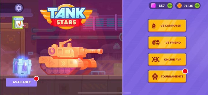 C&aacute;c chế độ chơi trong tank stars