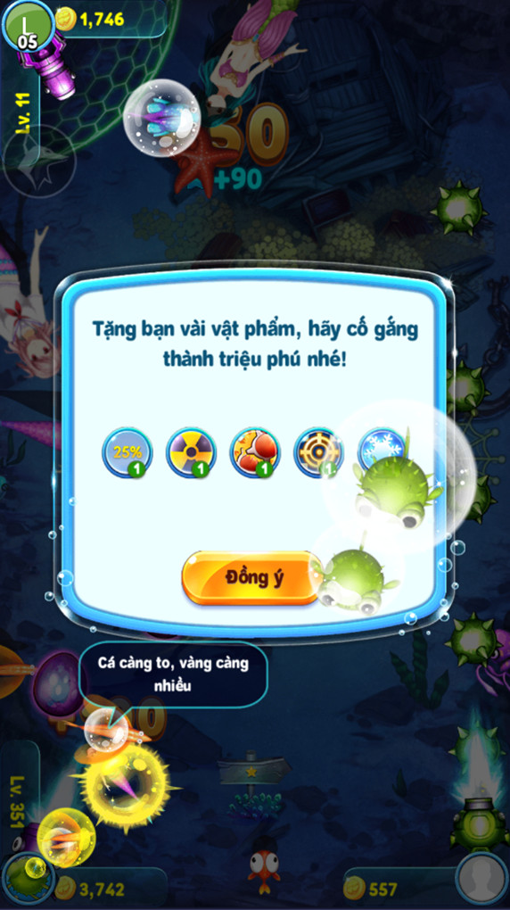  c&aacute;c vật phẩm trong iCa Ban Ca ZingPlay