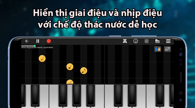 Chế độ thác nước Perfect Piano