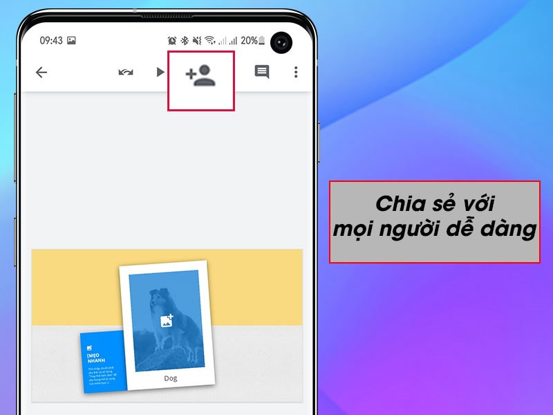 Chia sẻ với mọi người dễ d&agrave;ng