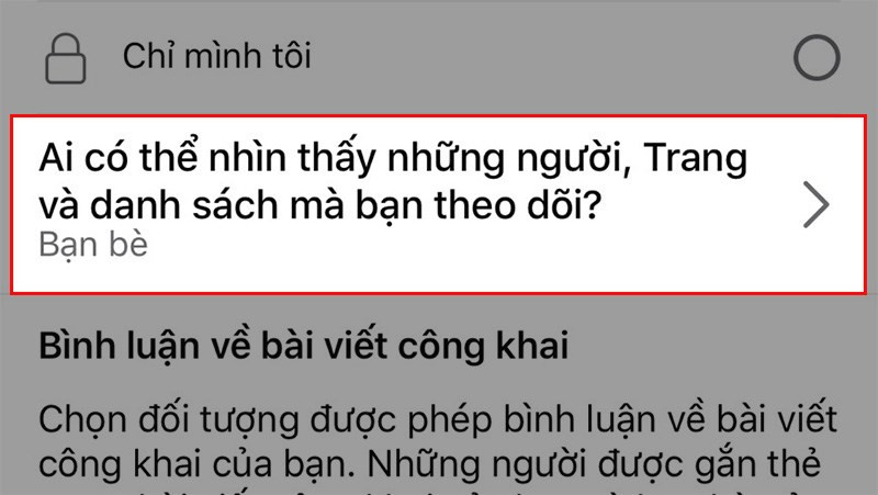 Chỉnh cài đặt người theo dõi trên Facebook