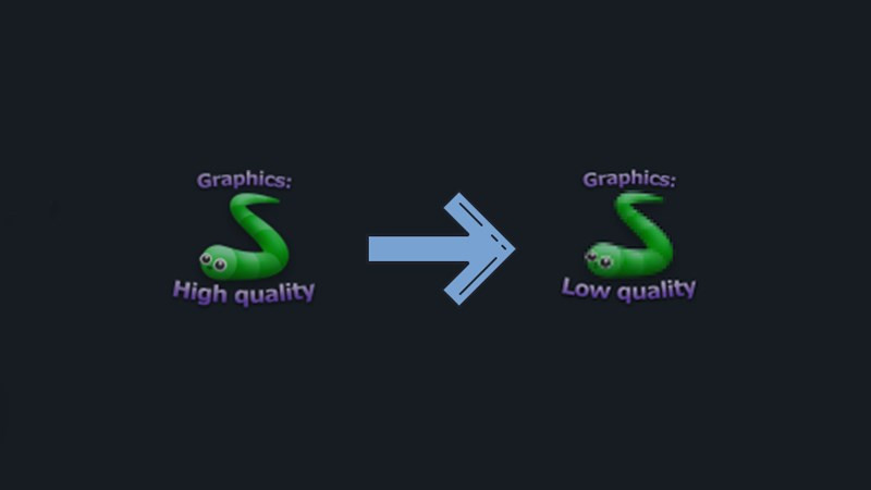 Chỉnh đồ họa Slither.io