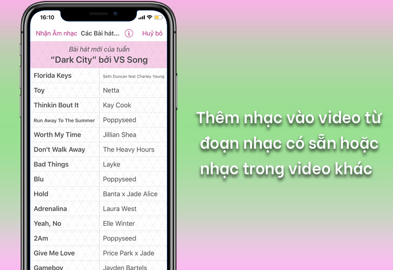 Chỉnh sửa âm thanh trong Video Star