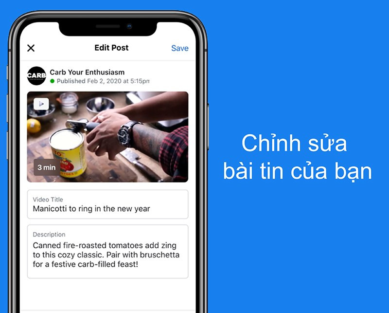 Chỉnh sửa b&agrave;i tin của bạn