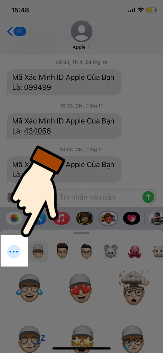 Chỉnh sửa Memoji