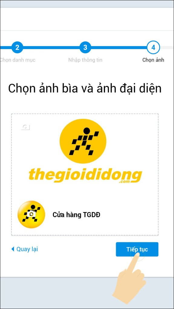 Chọn ảnh đại diện