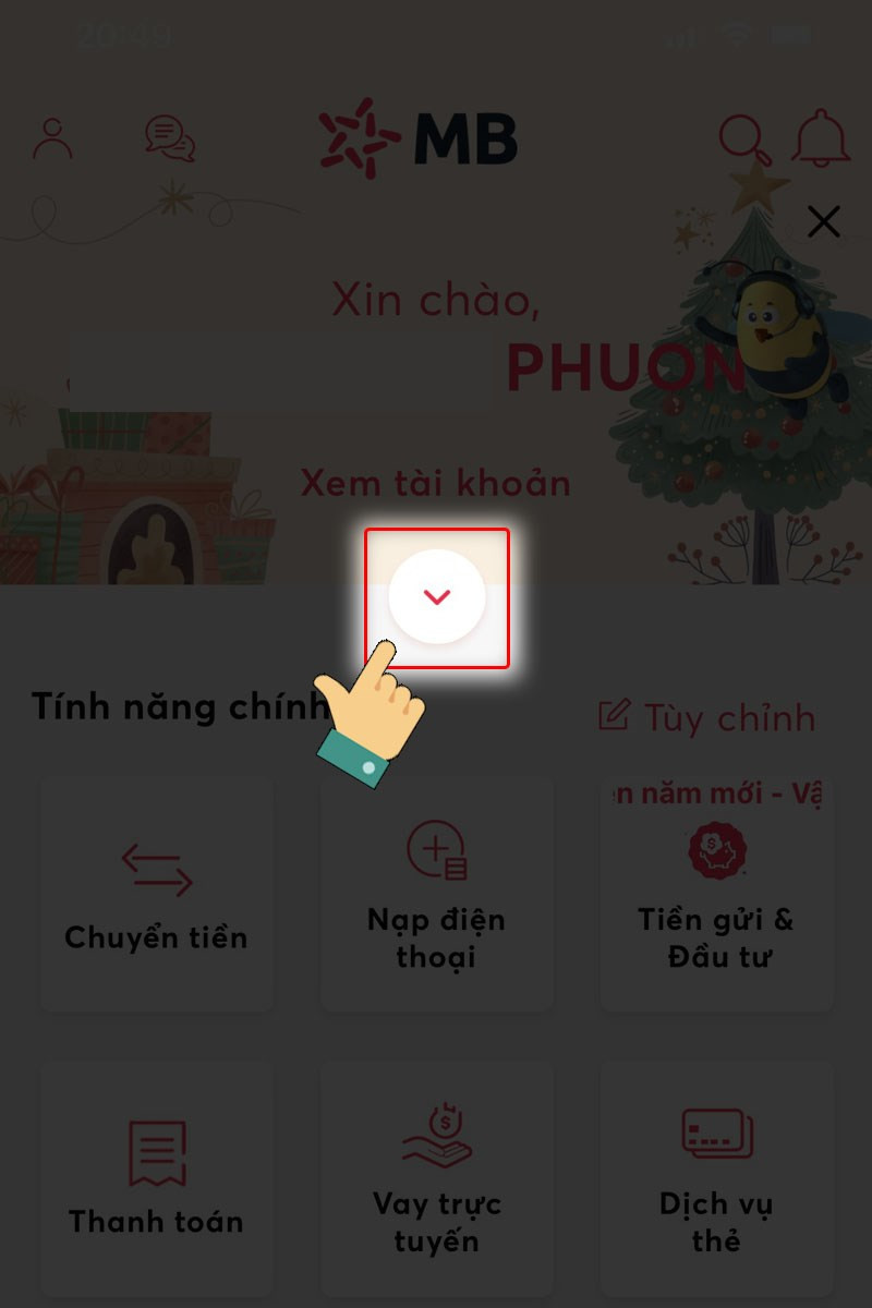 Chọn biểu tượng mũi tên