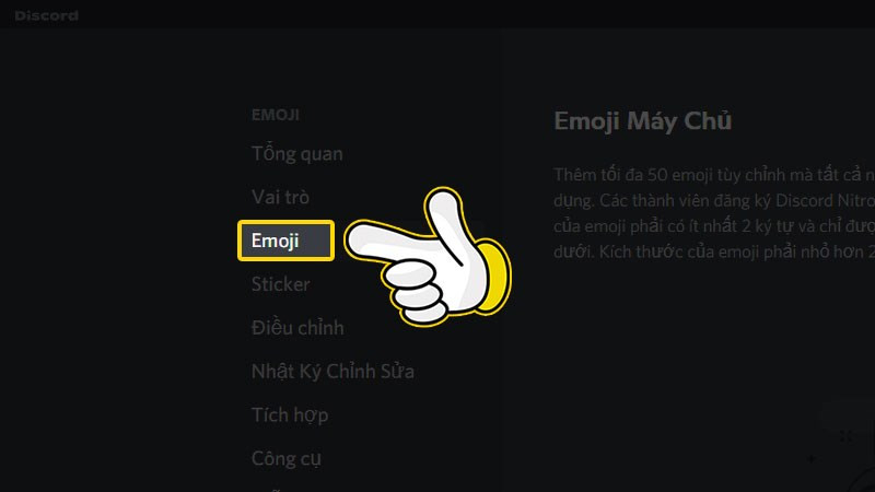 Chọn Emoji trên máy tính