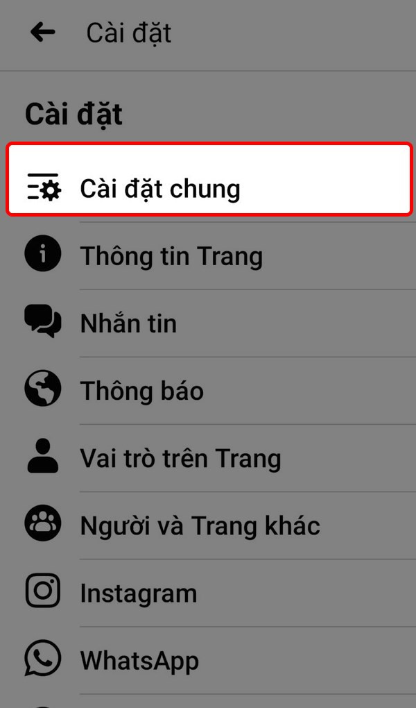 Chọn Gỡ trang và Xóa tên Fanpage