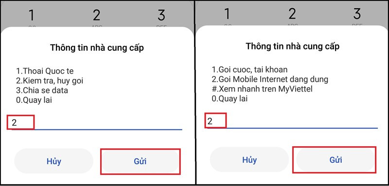 Chọn gói cước internet