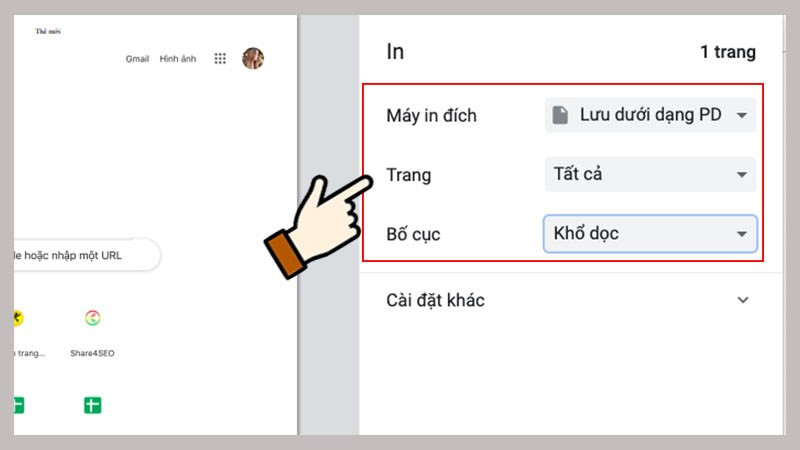 Chọn Save as PDF