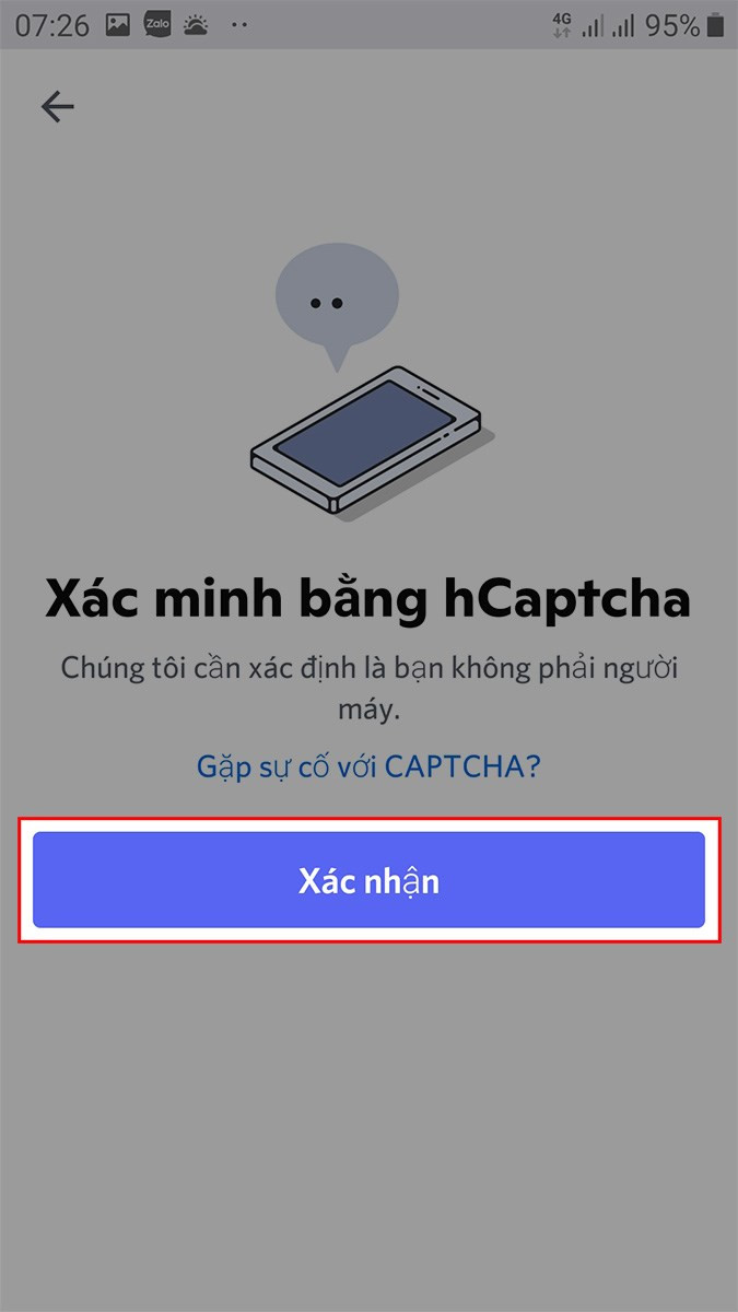 Chọn Xác nhận