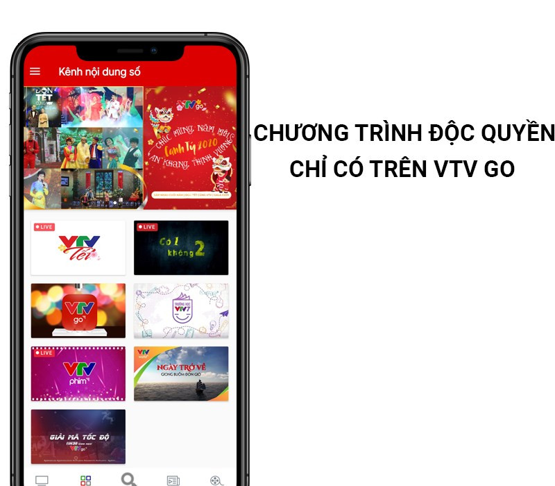 Chương tr&igrave;nh độc quyền chỉ c&oacute; tr&ecirc;n VTV Go