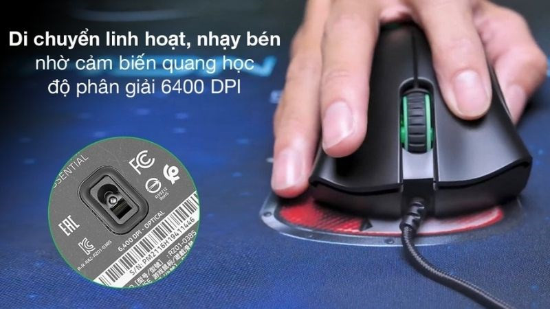 Chuột C&oacute; D&acirc;y Gaming Razer DeathAdder Essential