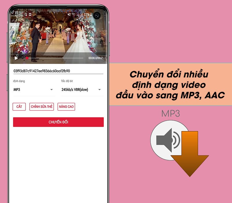 Chuyển đổi video sang MP3