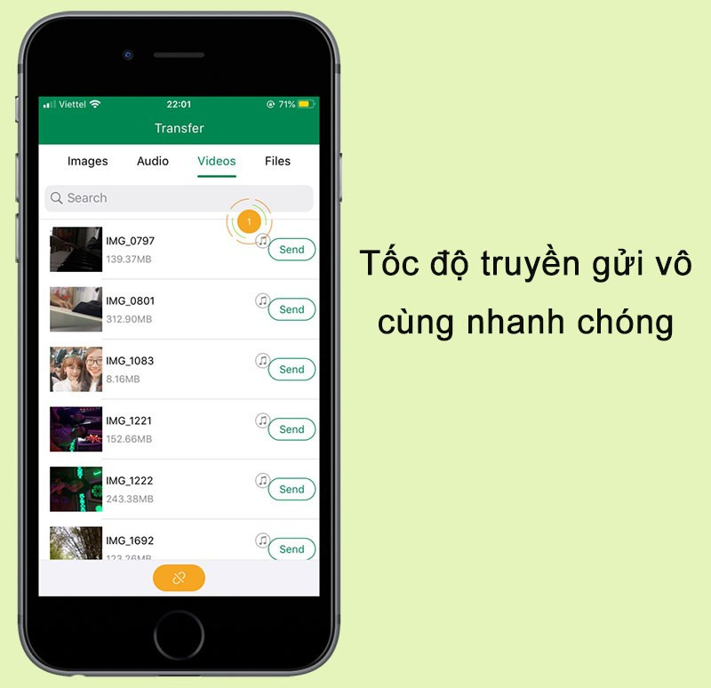 Chuyển file lớn nhanh chóng