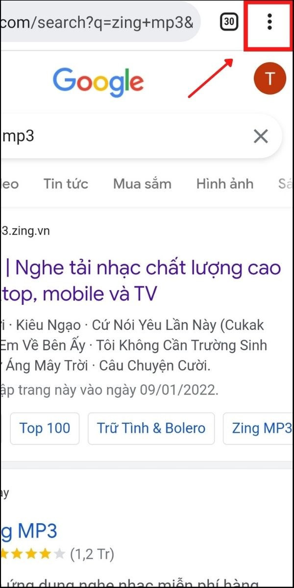 Chuyển sang chế độ máy tính trên điện thoại