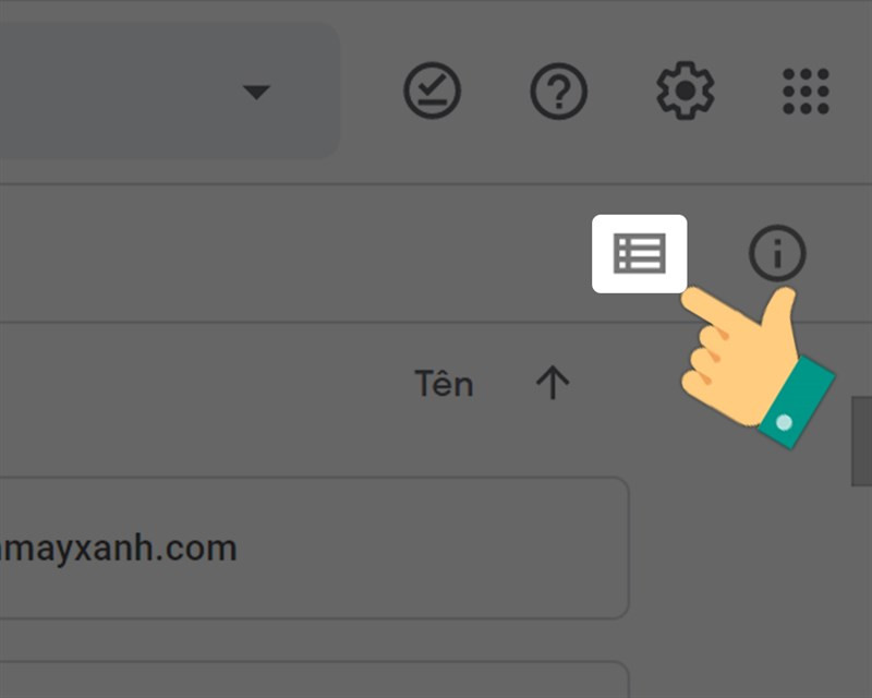 Chuyển sang chế độ xem danh sách trên Google Drive