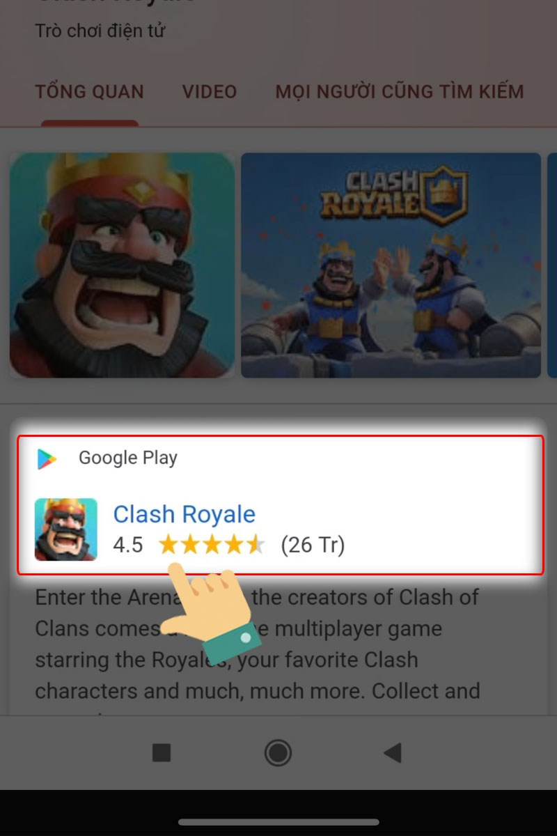 Clash Royale trên CH Play