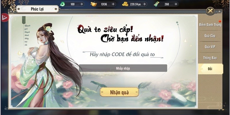 Code Đấu Thần Tuyệt Thế mới nhất 2024: Nhận quà khủng, bá đạo giang hồ!