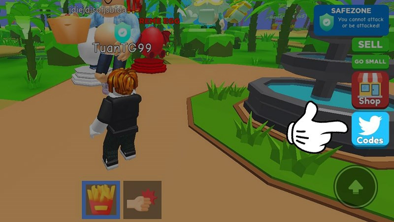 Code Eating Simulator Roblox mới nhất 2024 và cách nhập code