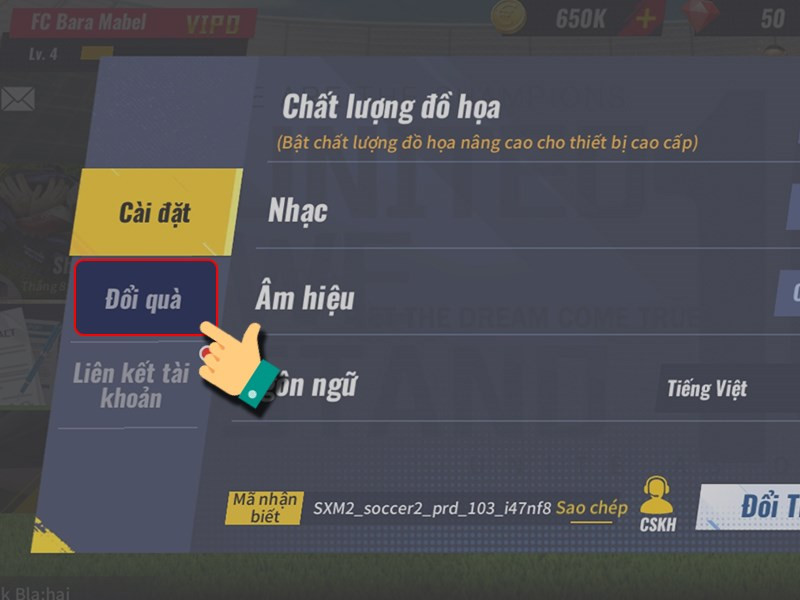 Code Football Master 2 mới nhất 2024 và hướng dẫn nhập code chi tiết