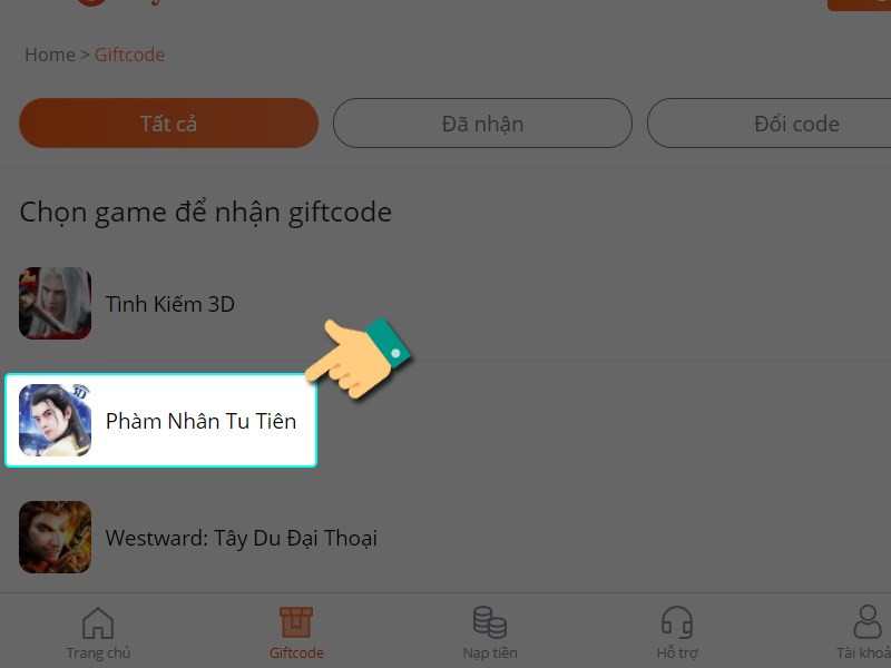 Code Phàm Nhân Tu Tiên 3D mới nhất 2024 và cách nhập code chi tiết