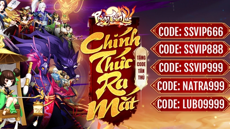 Code Phong Thần Lục mới nhất