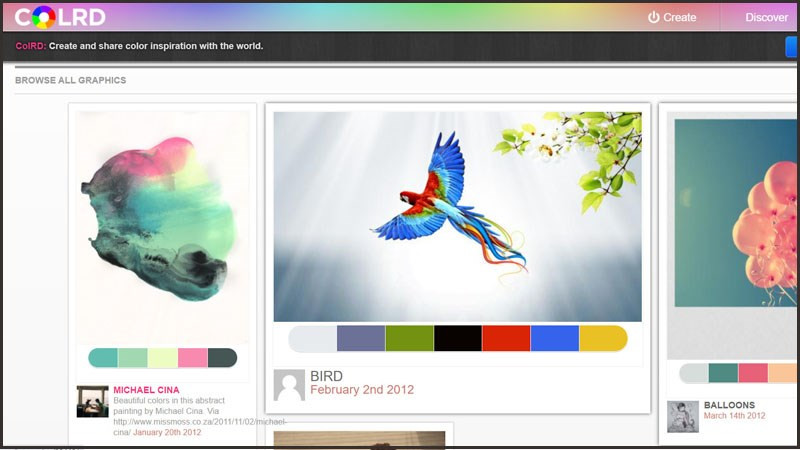 COLRD - Cộng đồng sáng tạo và chia sẻ màu sắc