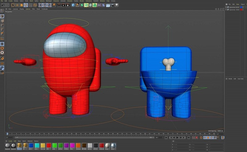 Công cụ thiết kế 3D trong Cinema 4D