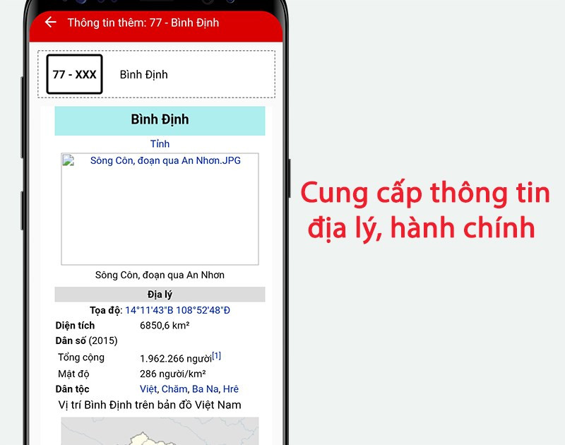 Cung cấp th&ocirc;ng tin địa l&yacute;, h&agrave;nh ch&iacute;nh