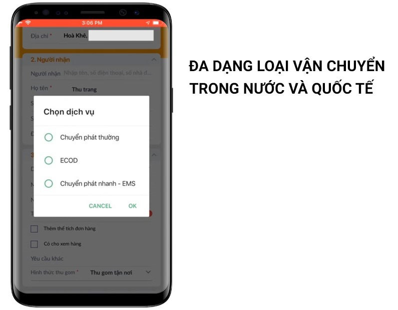 Đa dạng dịch vụ