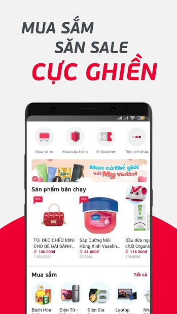 Đăng ký gói cước 4G trên My Viettel