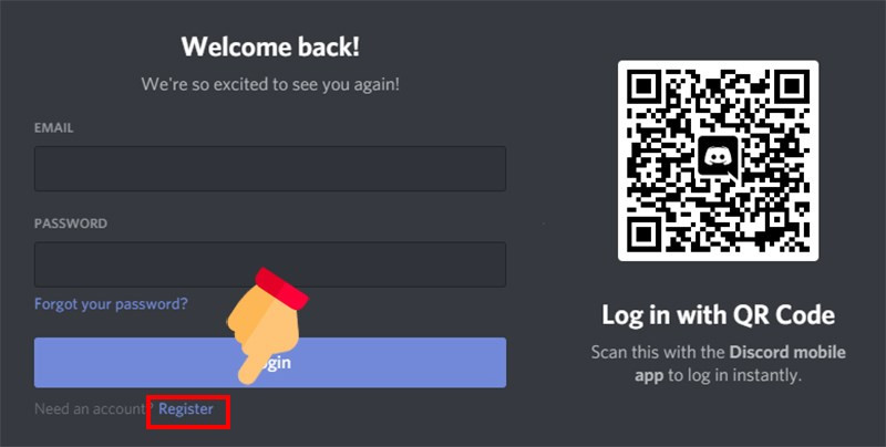 Đăng ký tài khoản Discord