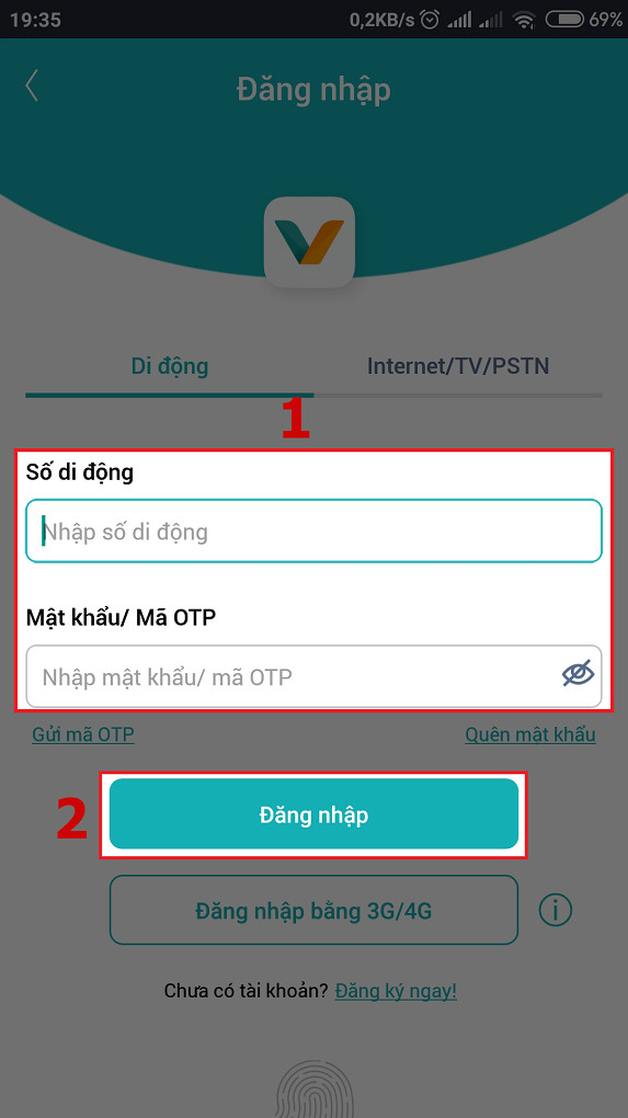 Đăng nhập My Viettel