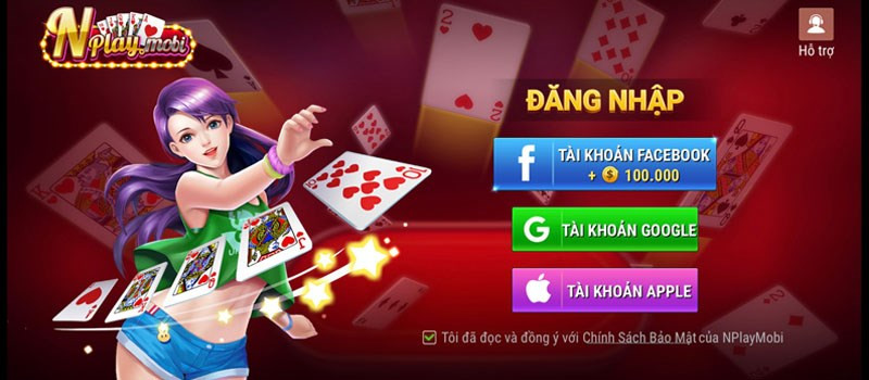 Đăng nhập và chơi game