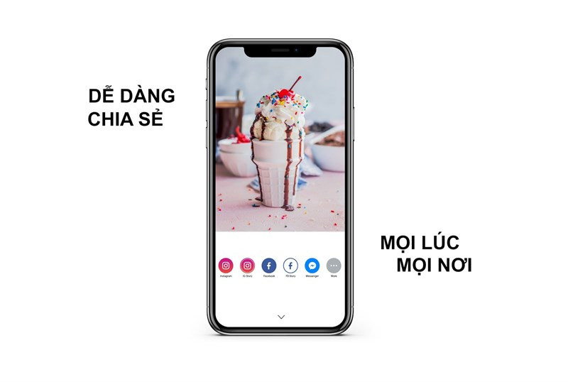  Dễ dàng chia sẻ mọi lúc