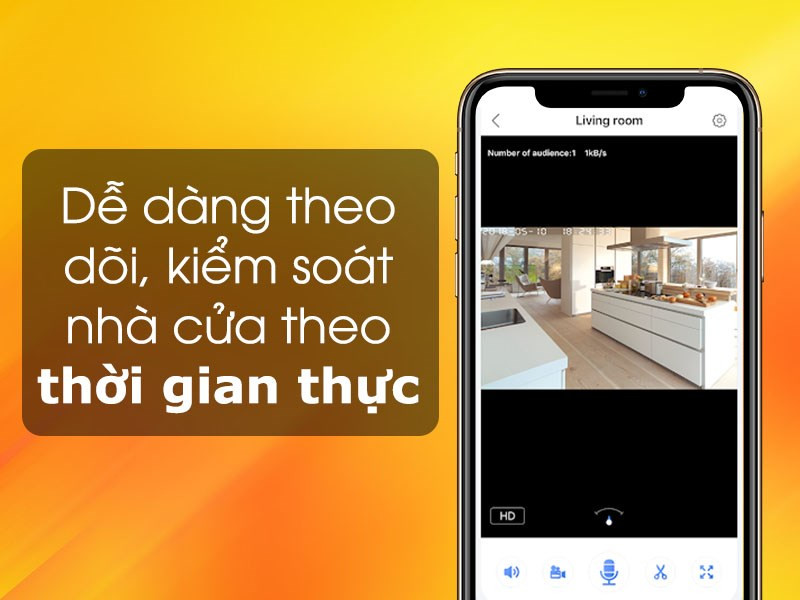 Dễ dàng theo dõi, kiểm soát nhà cửa từ xa